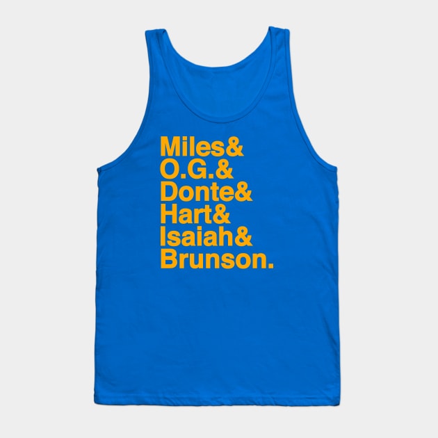 New York Basketball Tank Top by huckblade